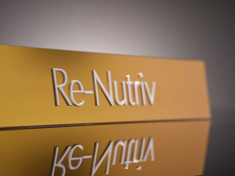 Logoschriftzug aus Acryl