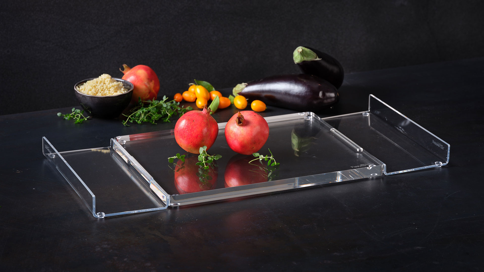 Schneidebrett-Kombi aus Acrylglas