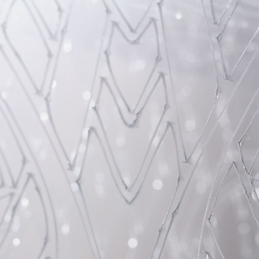 Acrylglas farblos mit Lasergravur